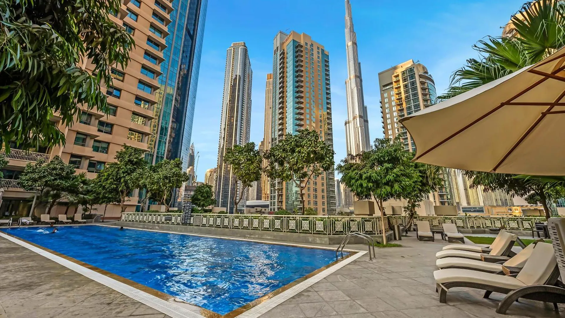 2Br With Mini-Golf In Dt Dubai With Partial Burj Khalifa View Apartment